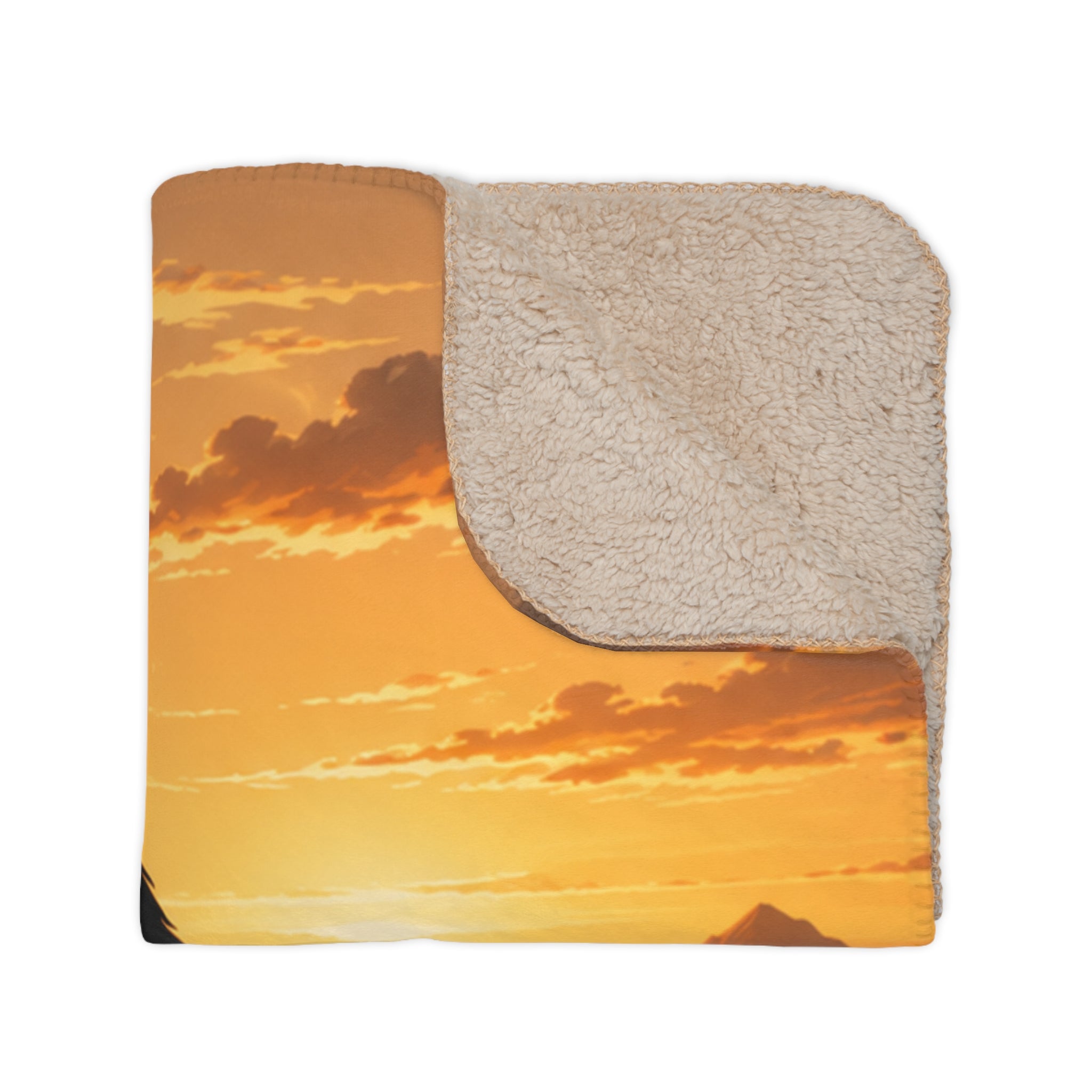 Tan Sherpa Blanket