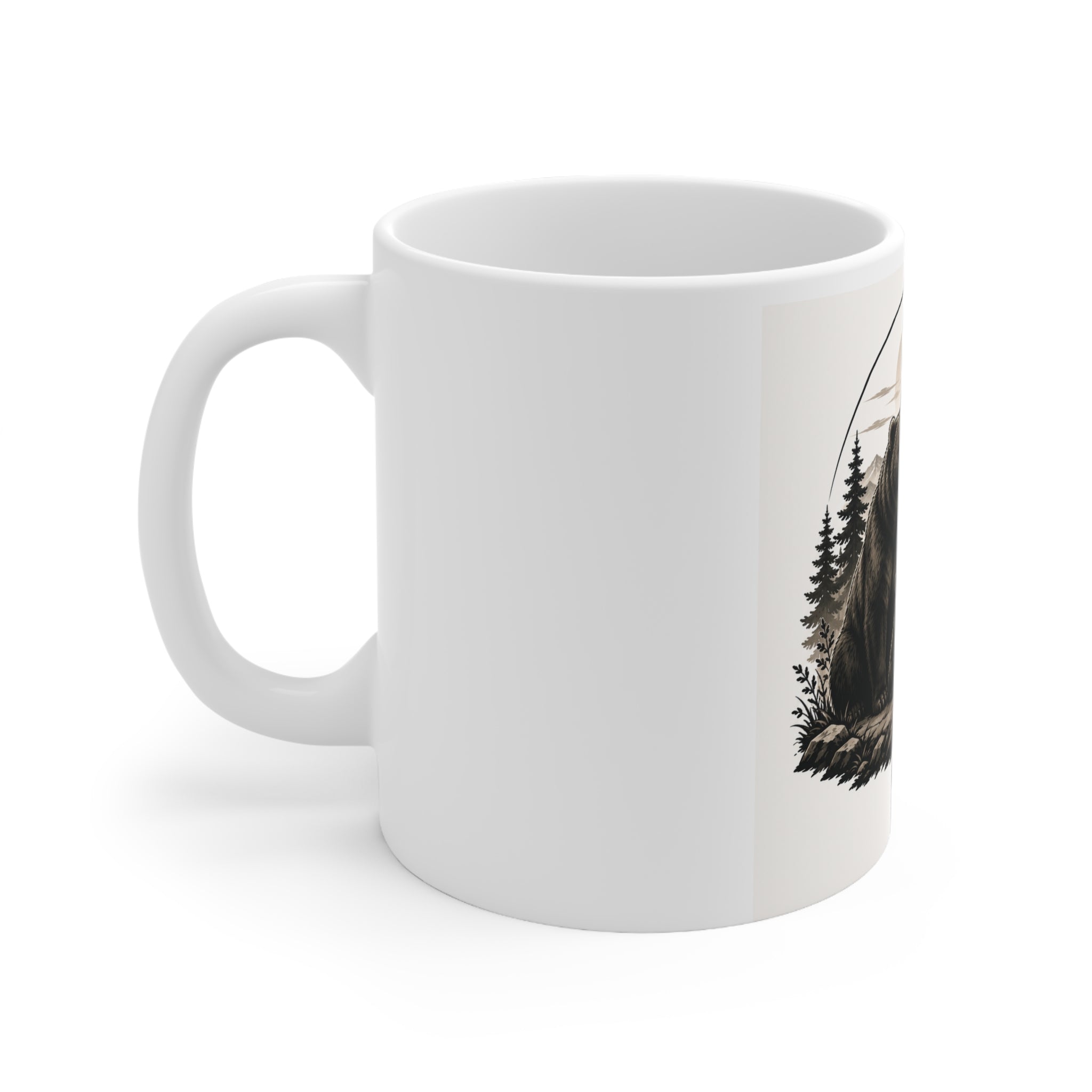 White Ceramic Mug, 11oz