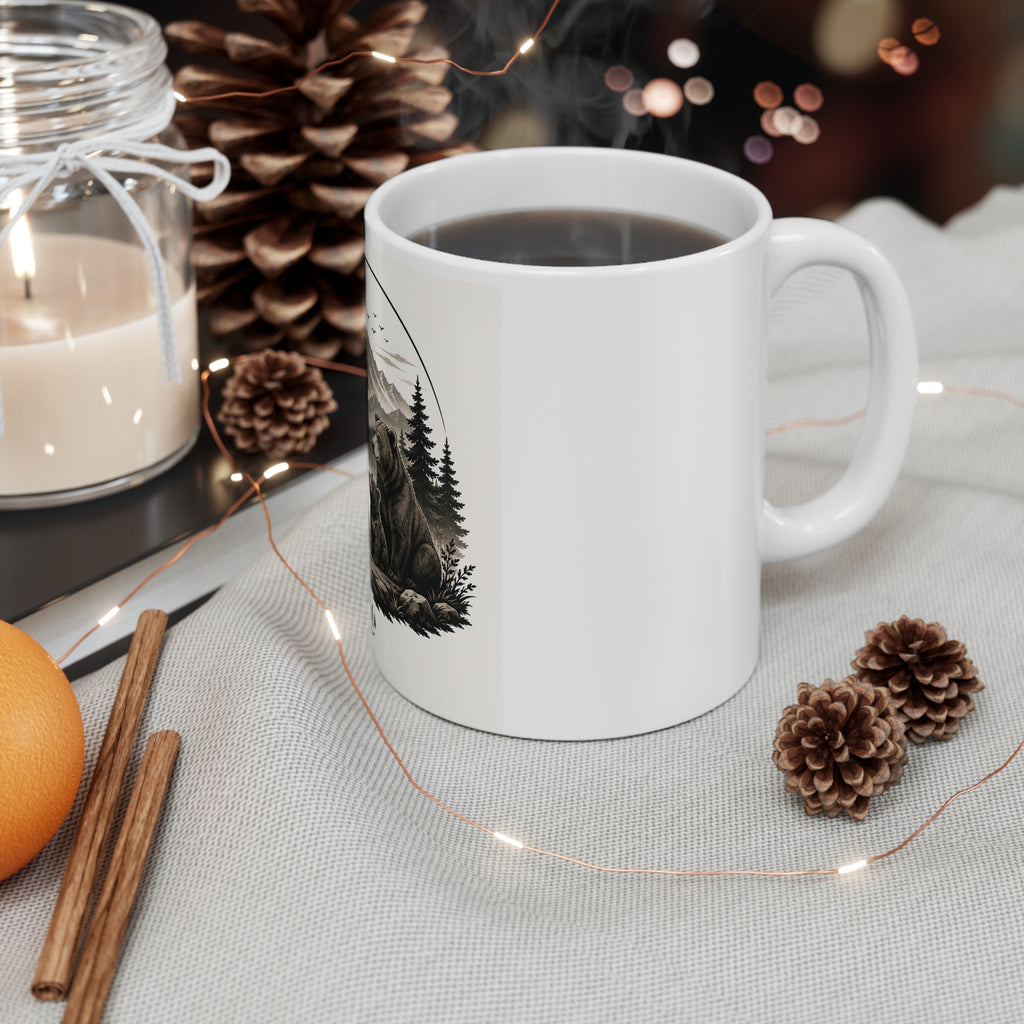 White Ceramic Mug, 11oz