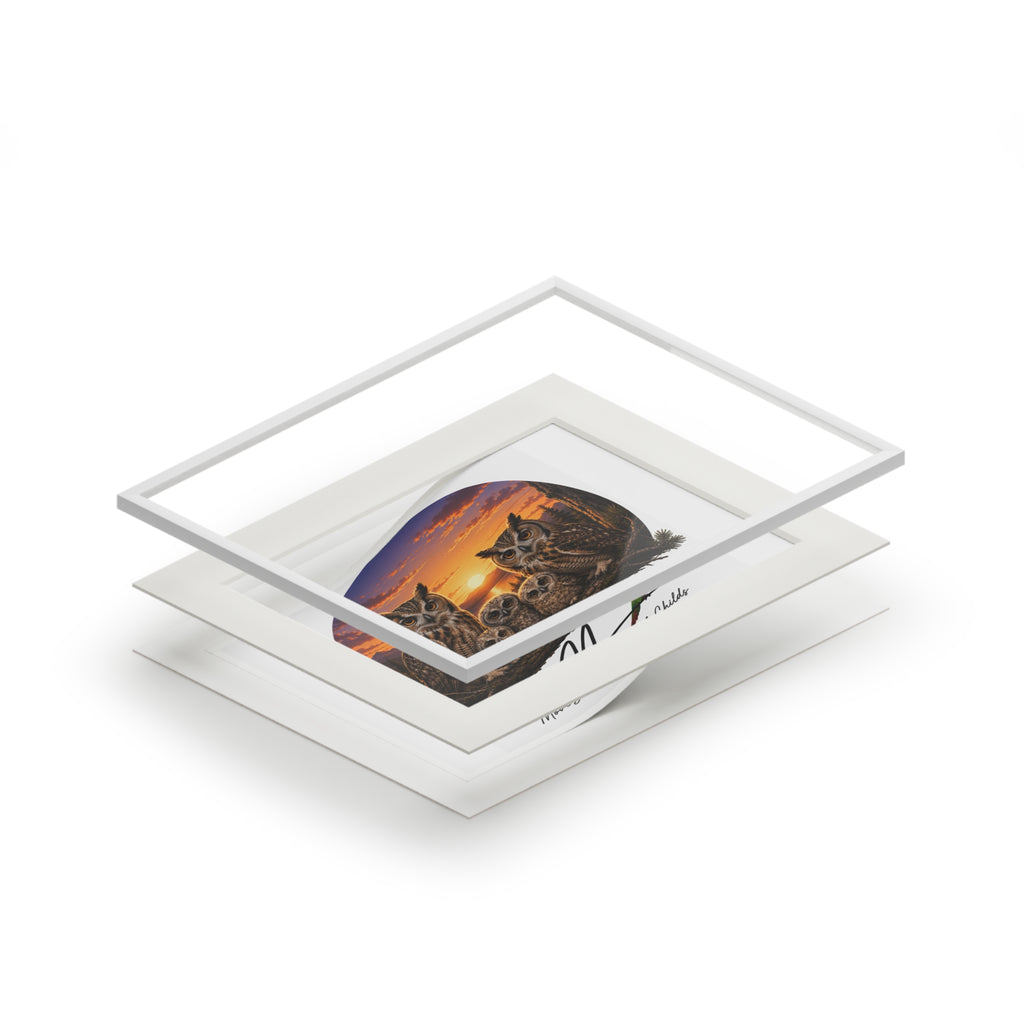 Our family Fine Art Prints (Passepartout Paper Frame)