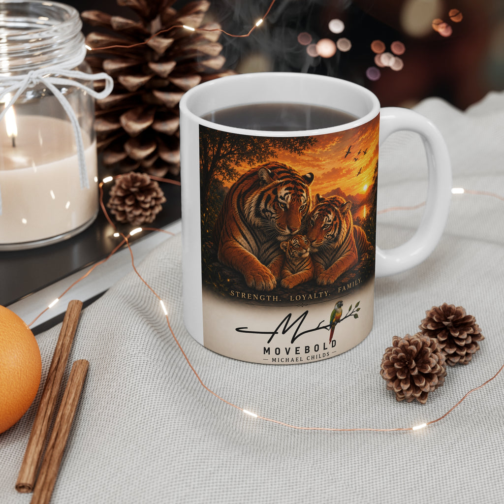 Tiger family Mug 11oz