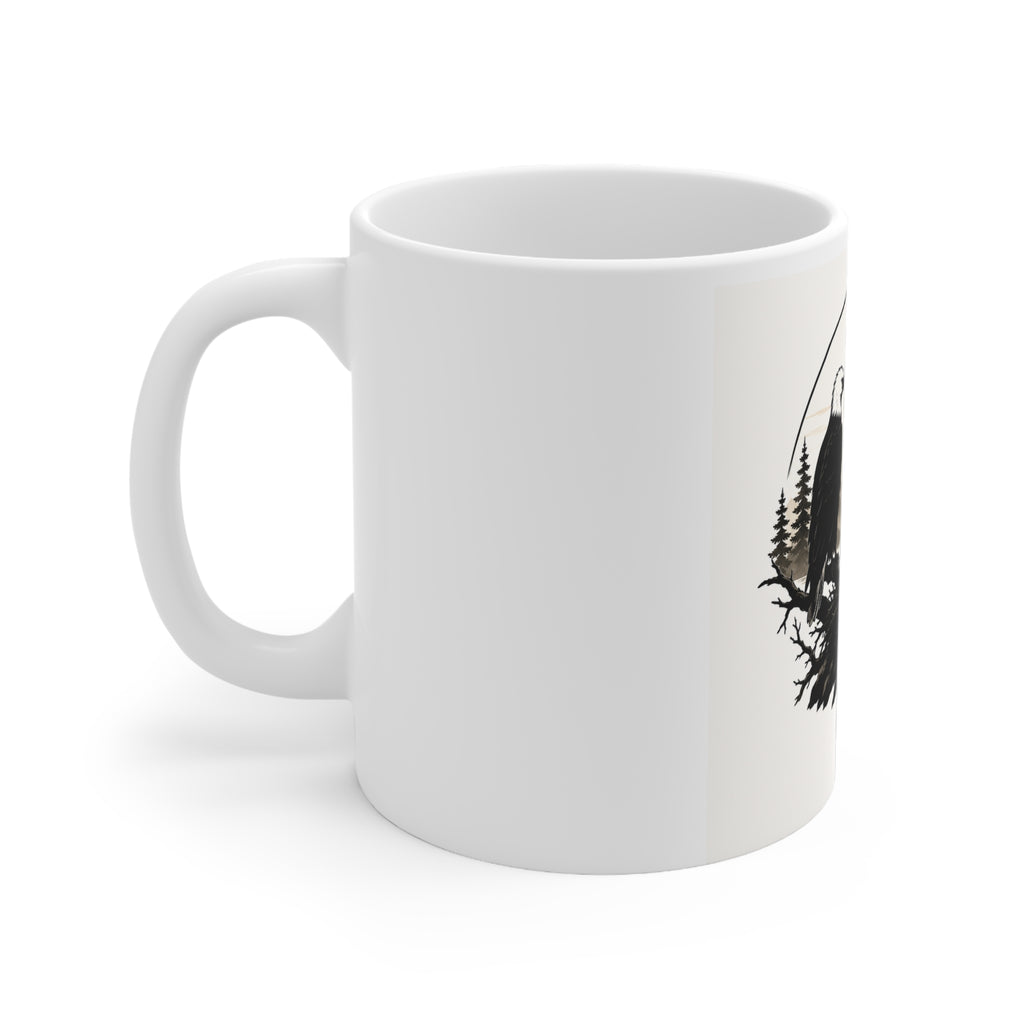 White Ceramic Mug, 11oz
