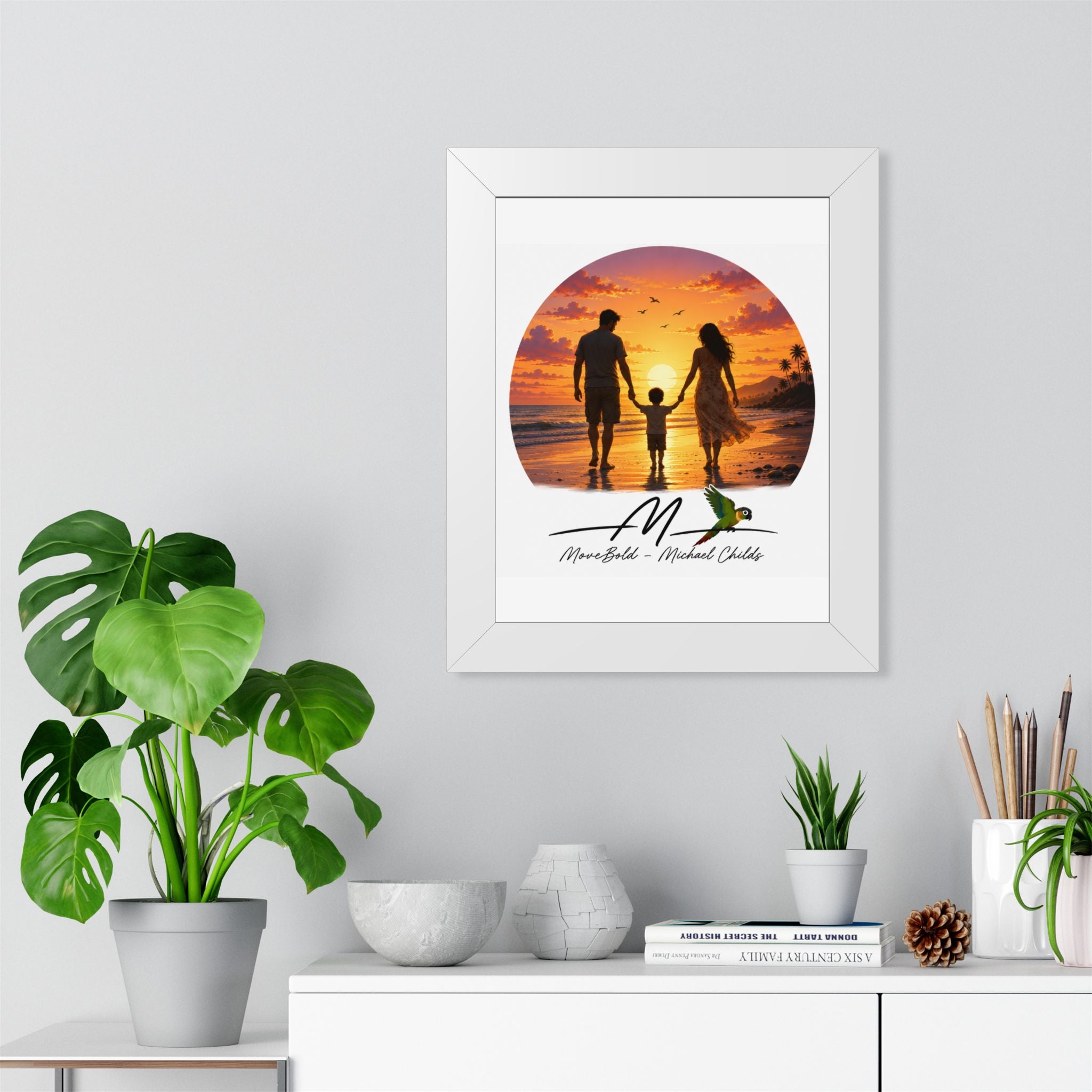 Family Framed Vertical Poster