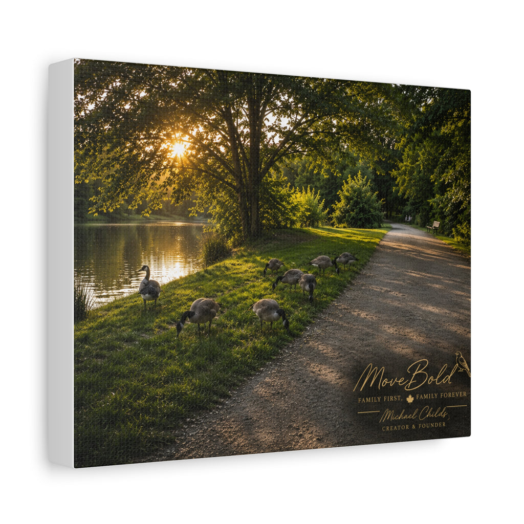 Walk in the park Matte Canvas, Stretched, 1.25"