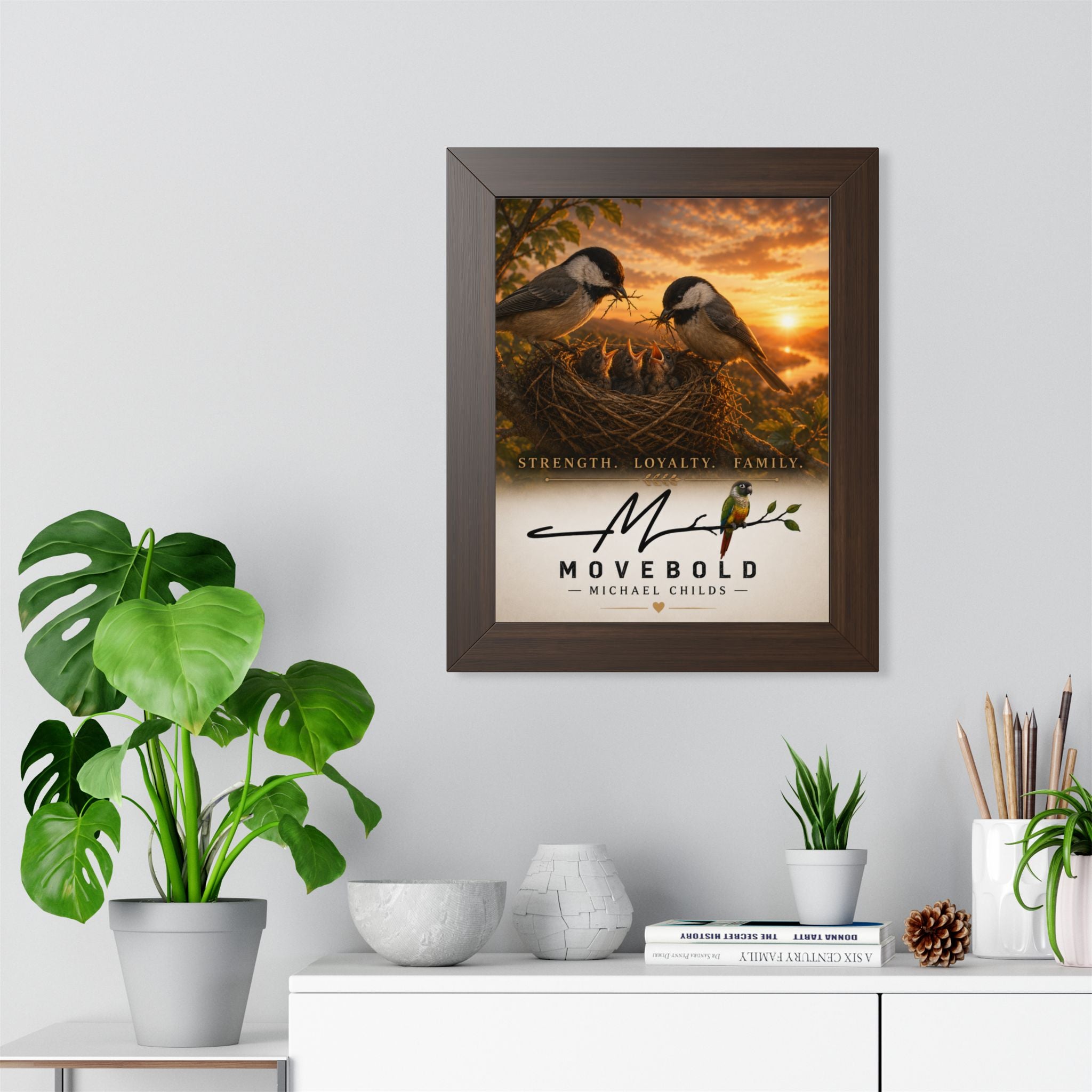 Framed Vertical Poster