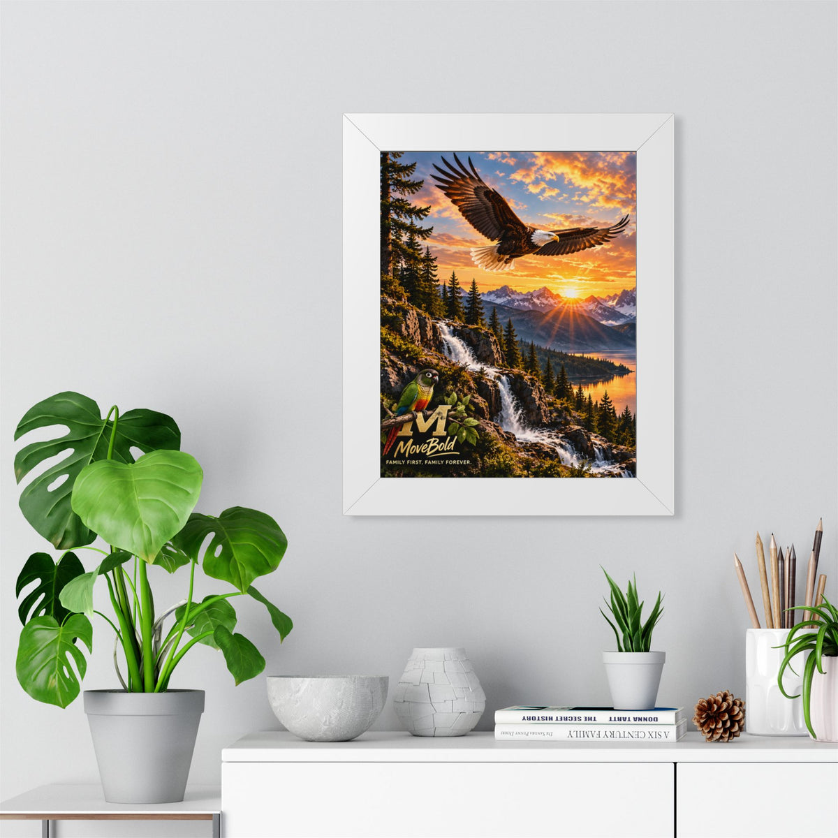 Framed Vertical Poster