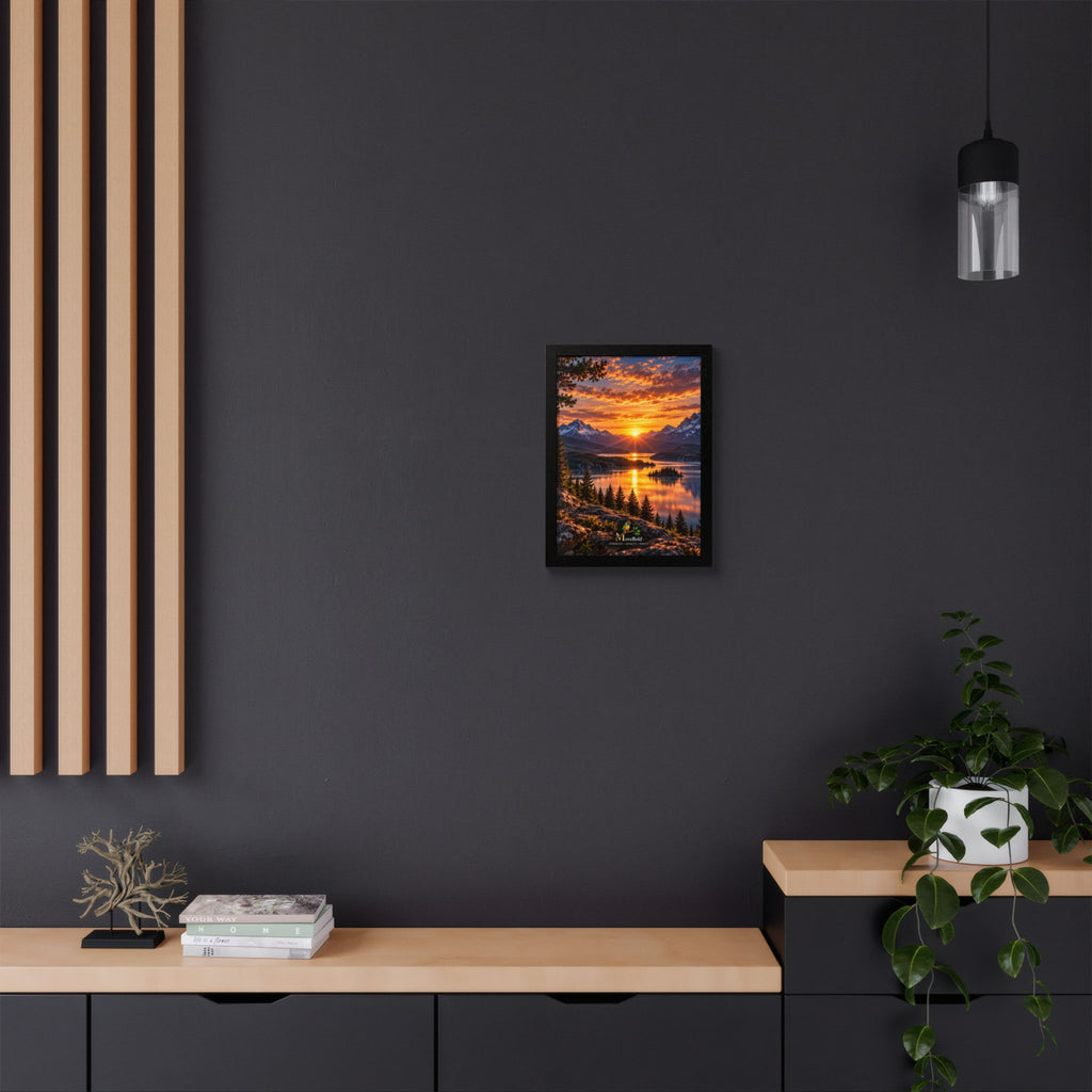 Framed Poster, Multi-Color