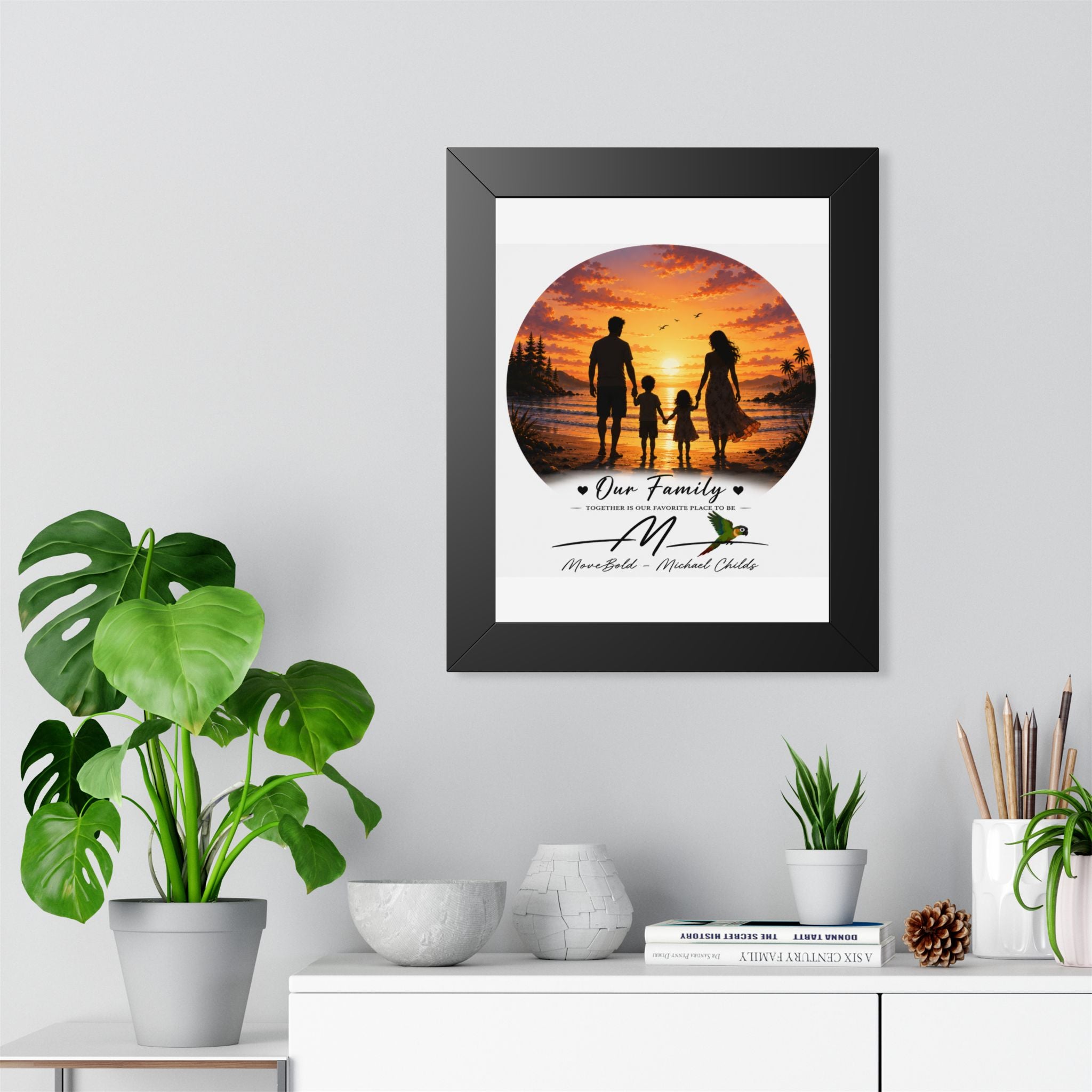 Family Framed Vertical Poster