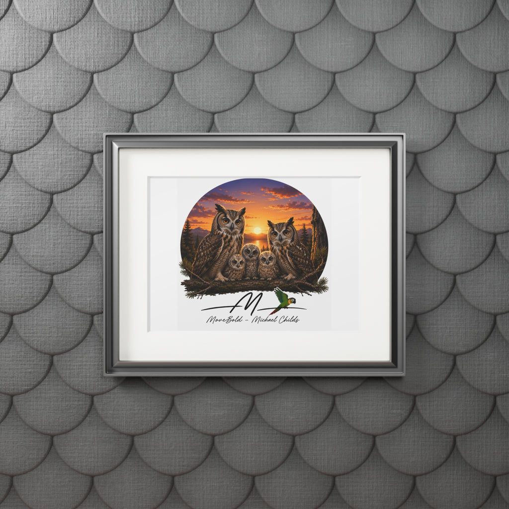 Our family Fine Art Prints (Passepartout Paper Frame)