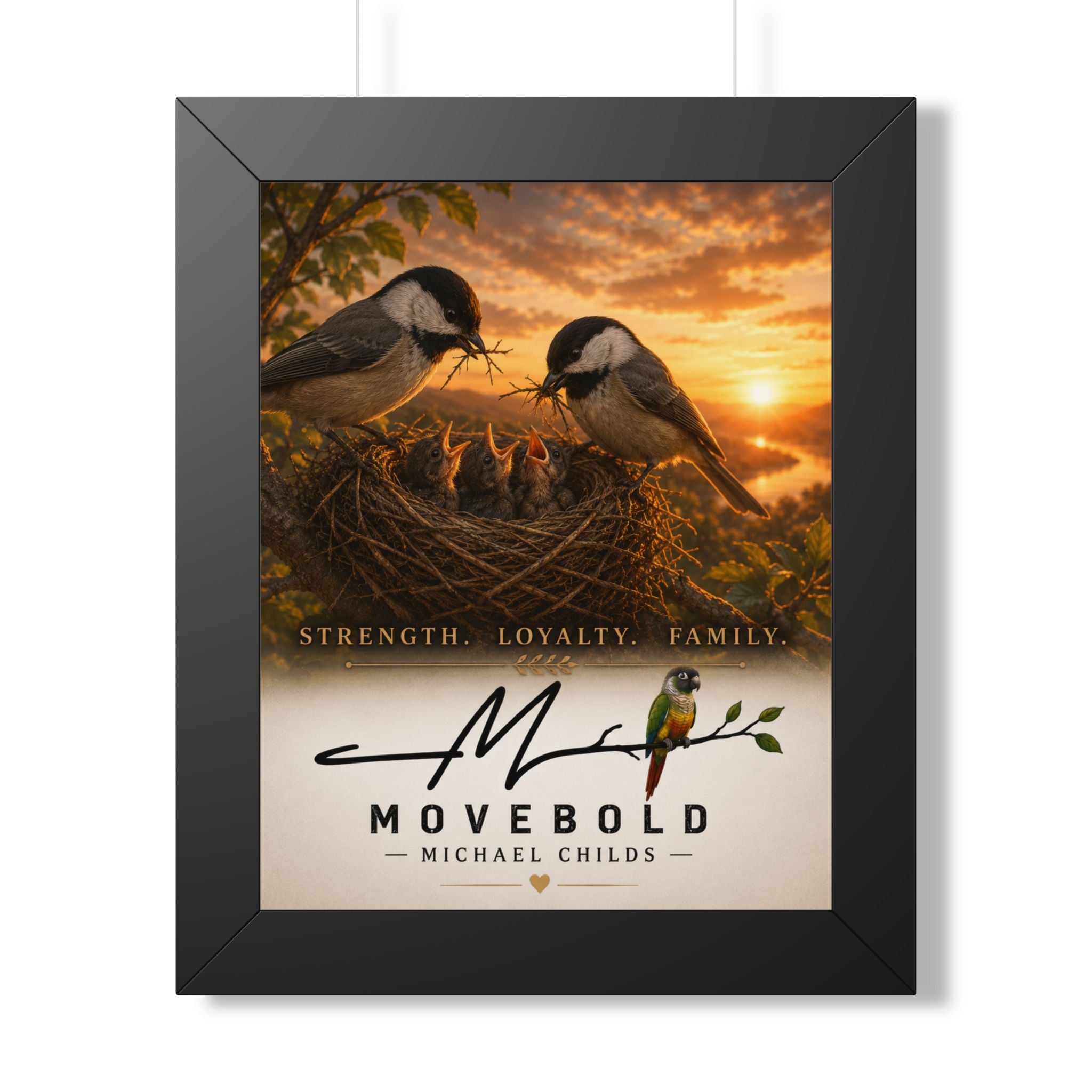Framed Vertical Poster