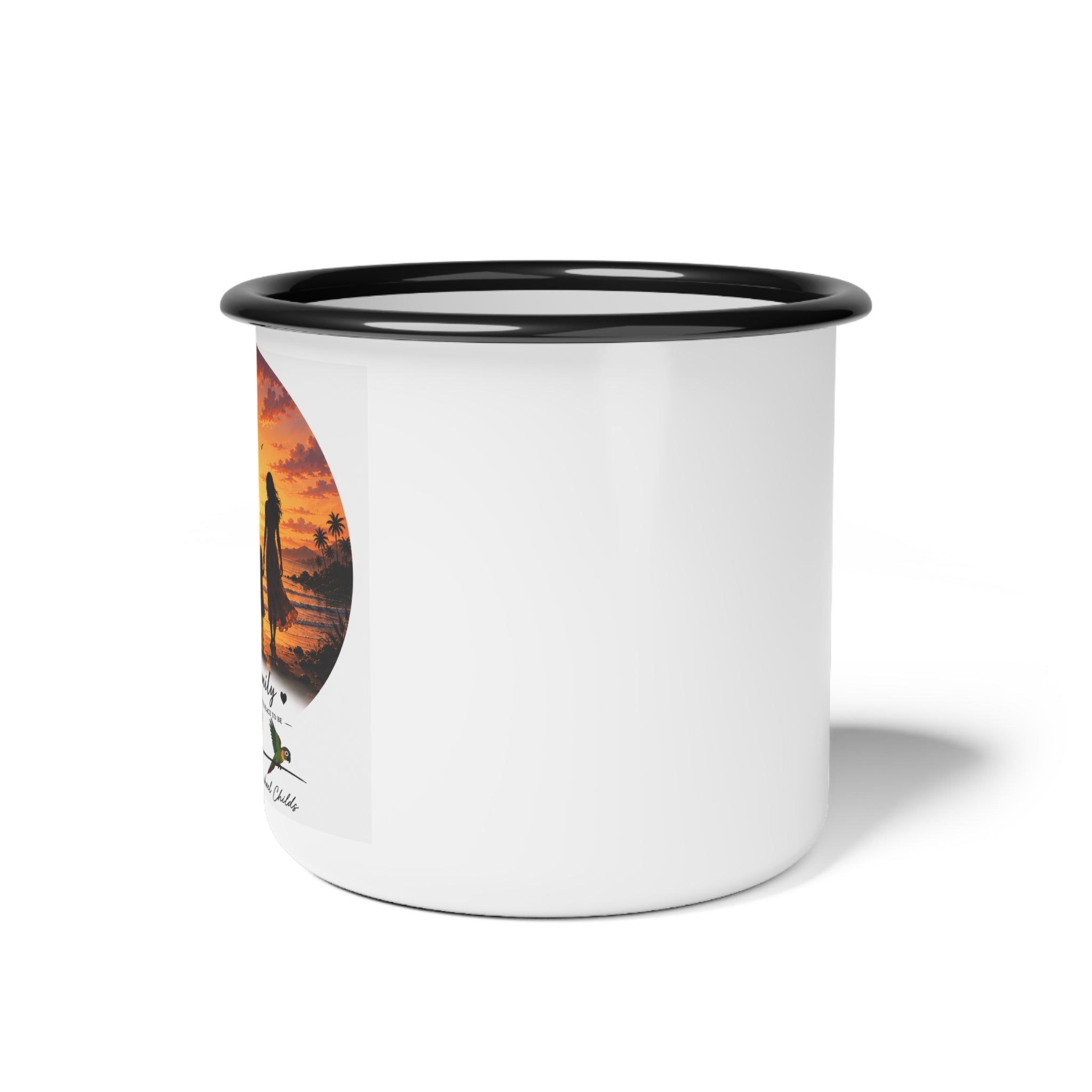 Family Enamel Camp Cup
