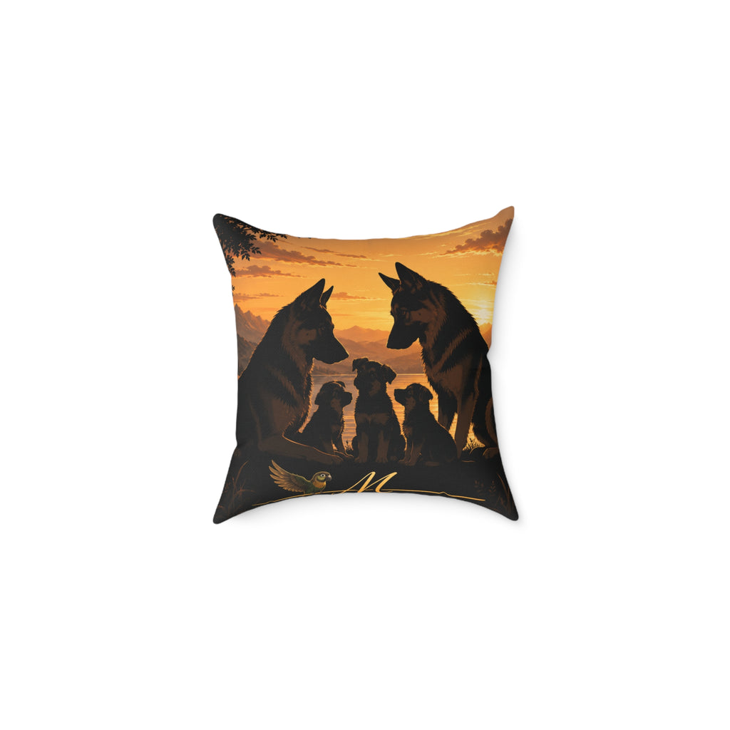 Square Poly Canvas Pillow