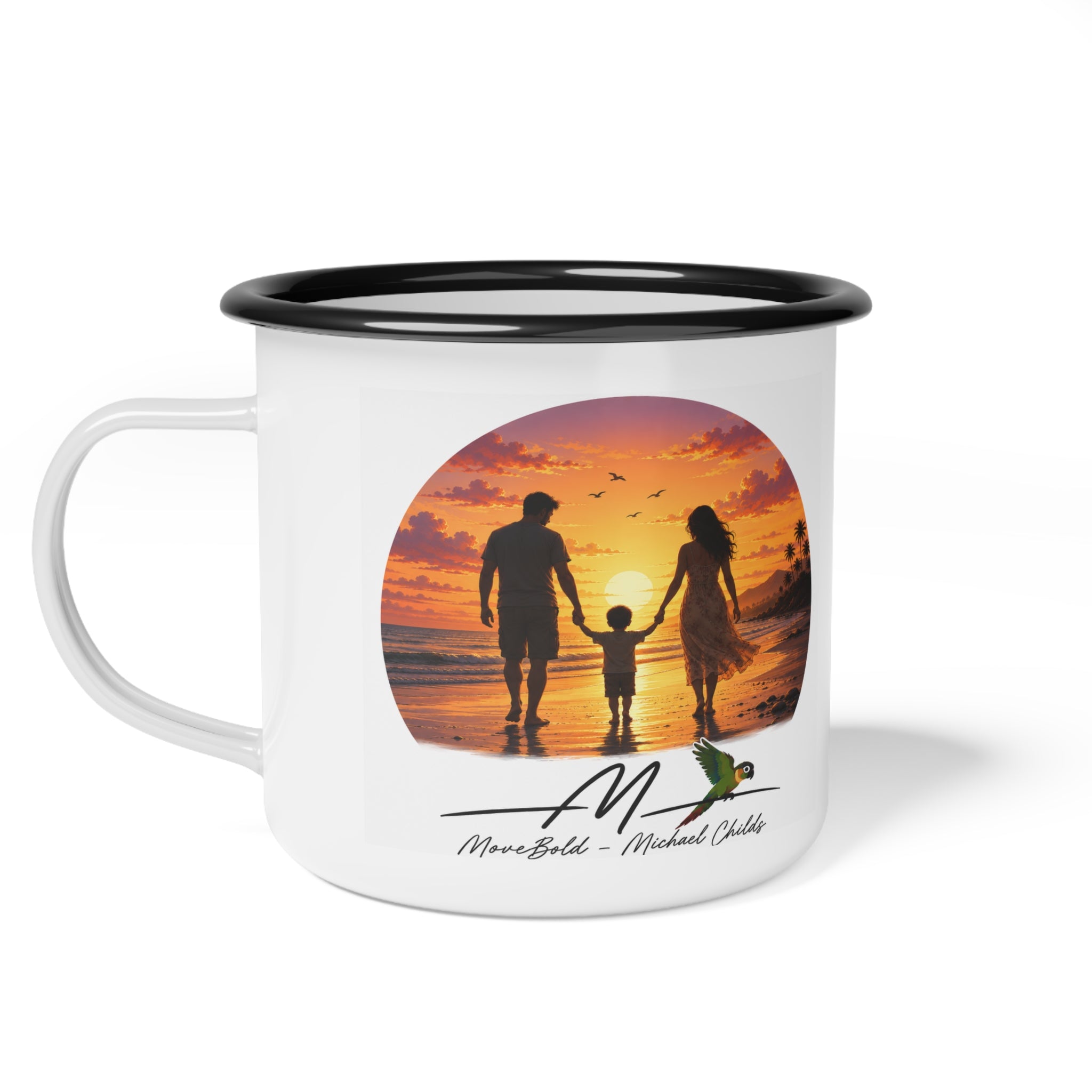 Family Enamel Camp Cup