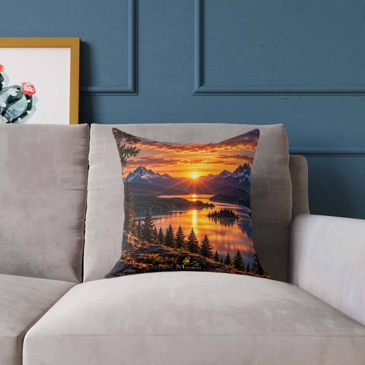 Square Poly Canvas Pillow