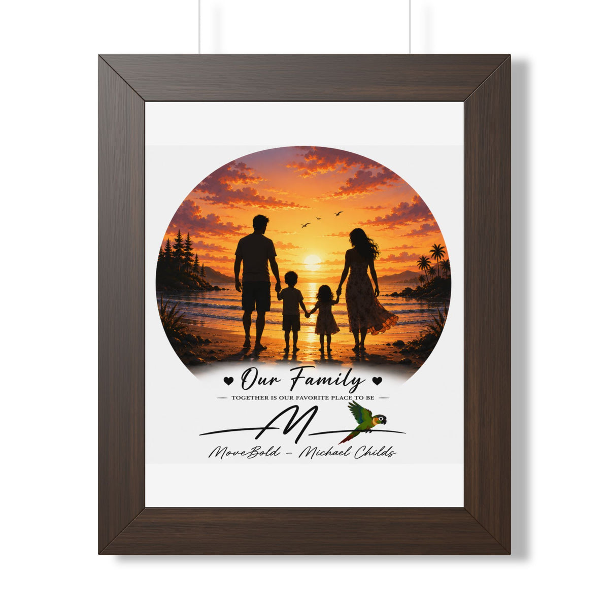 Family Framed Vertical Poster