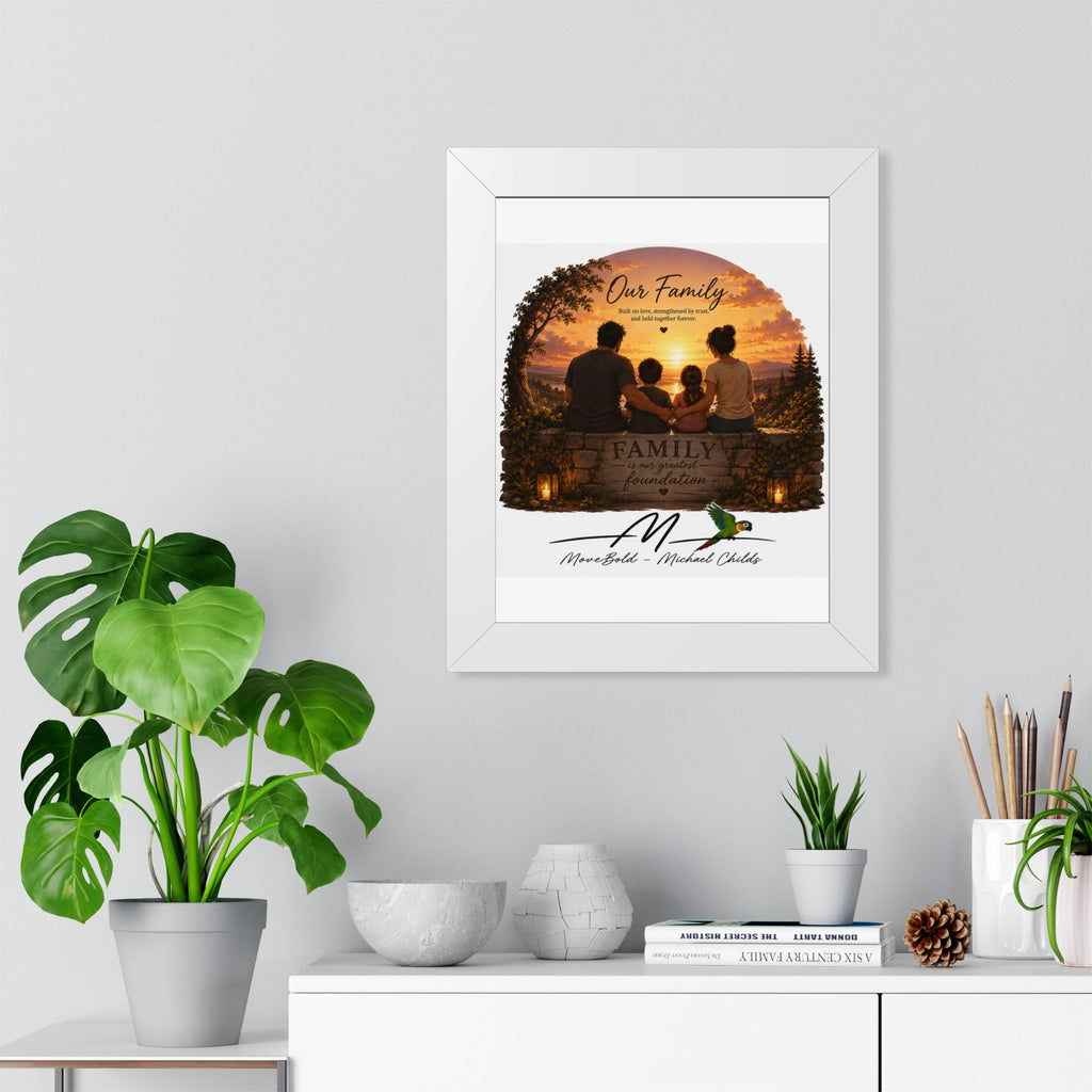 Family Framed Vertical Poster