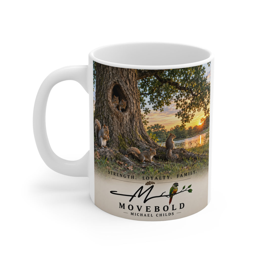 Squirrel family Mug 11oz