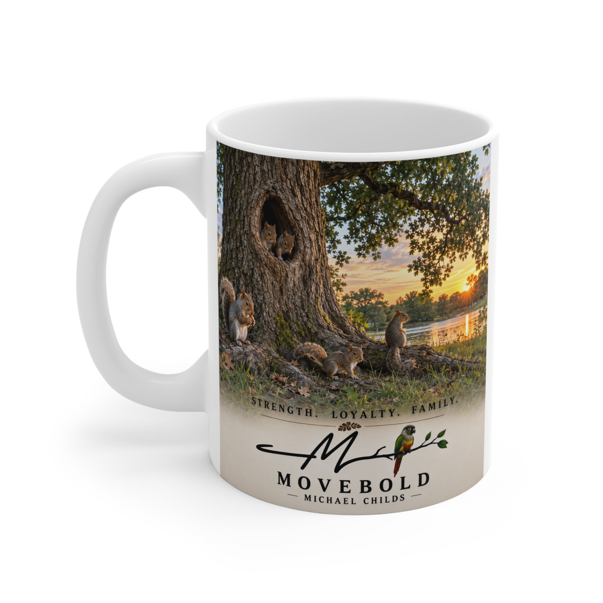 Squirrel family Mug 11oz