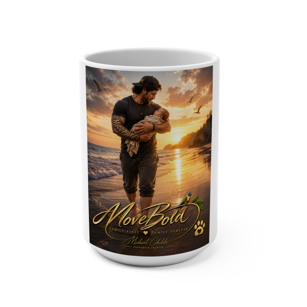 Father and son Mug 15oz