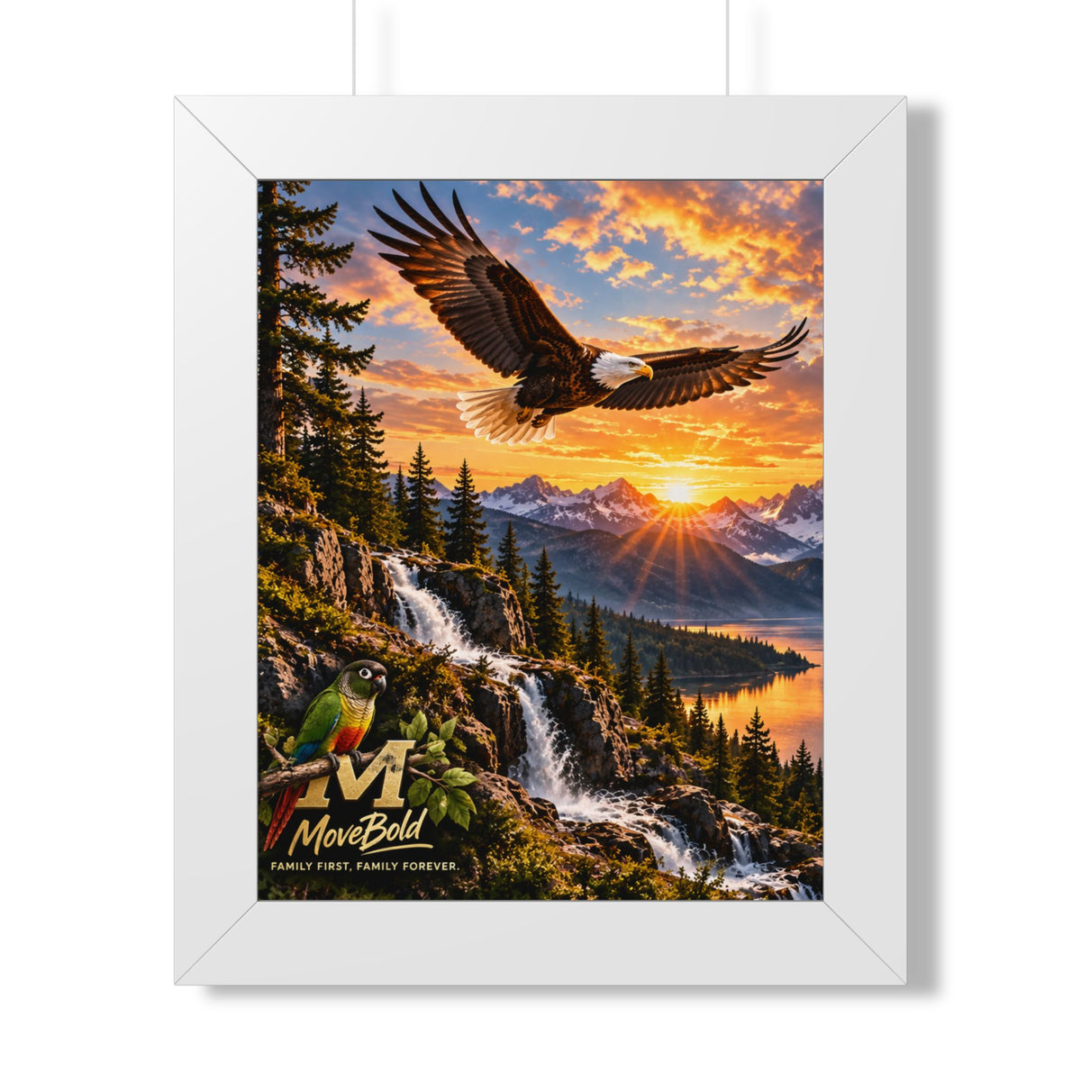 Framed Vertical Poster