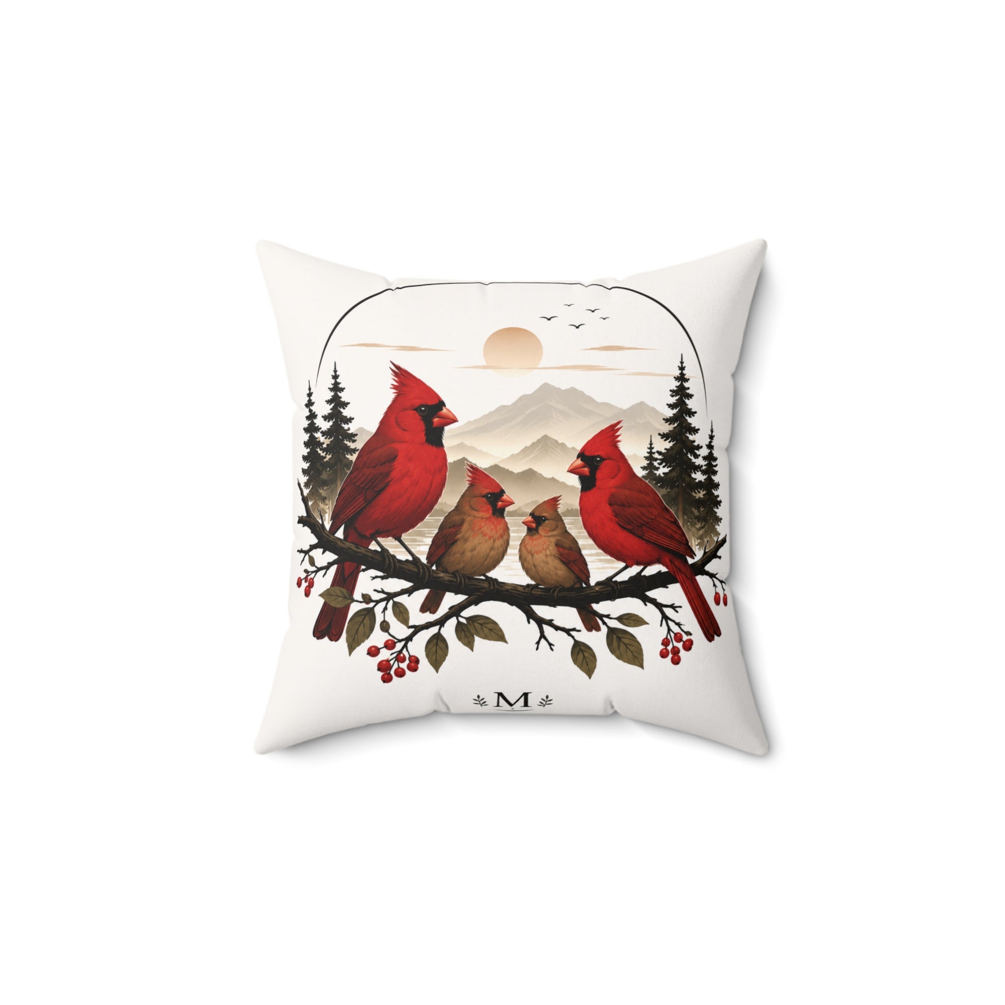 Spun Polyester Square Pillow