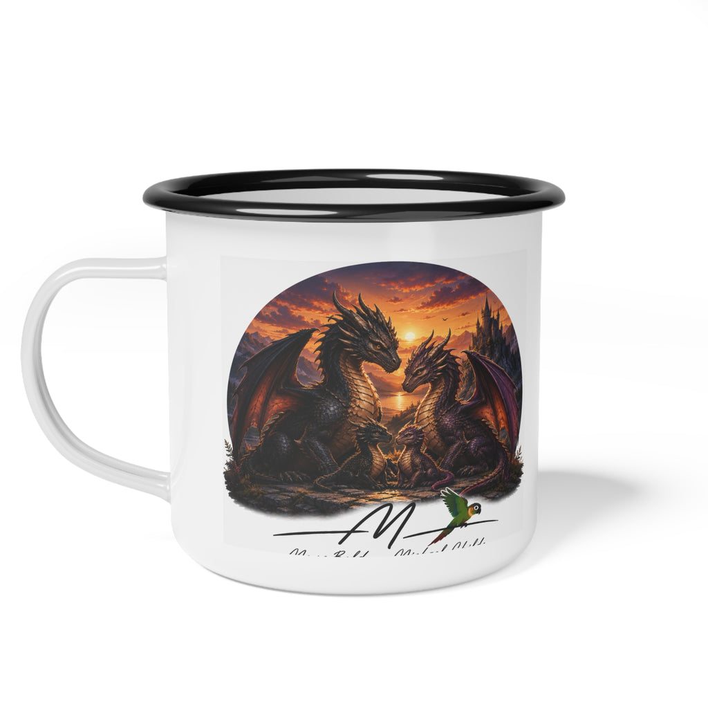 Dragon family Enamel Camp Cup