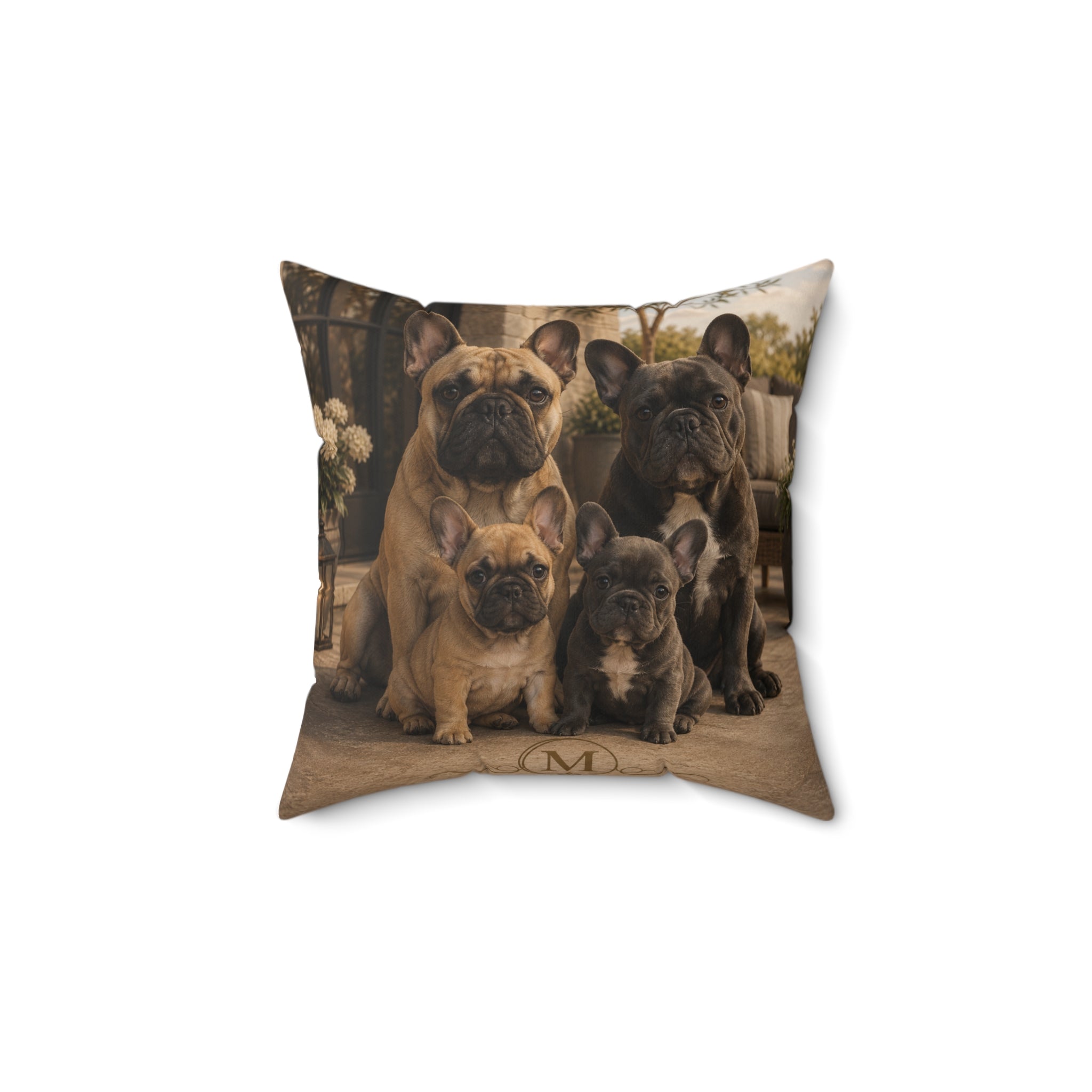 Spun Polyester Square Pillow