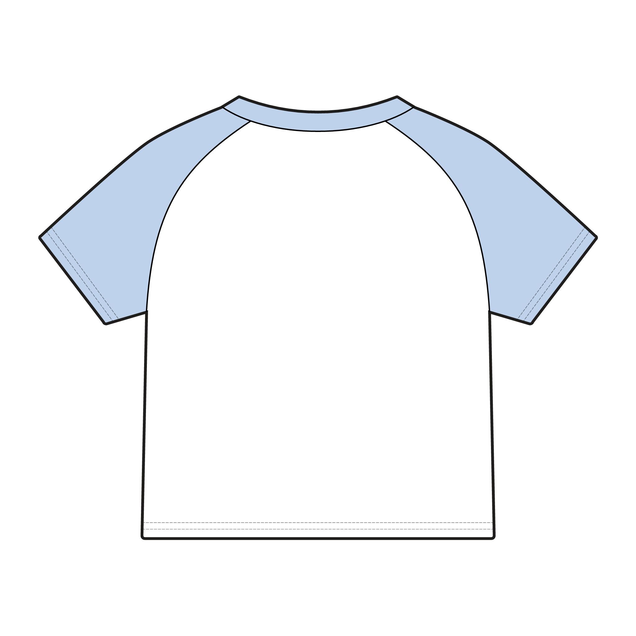 Women's Micro Rib Raglan Baby Tee