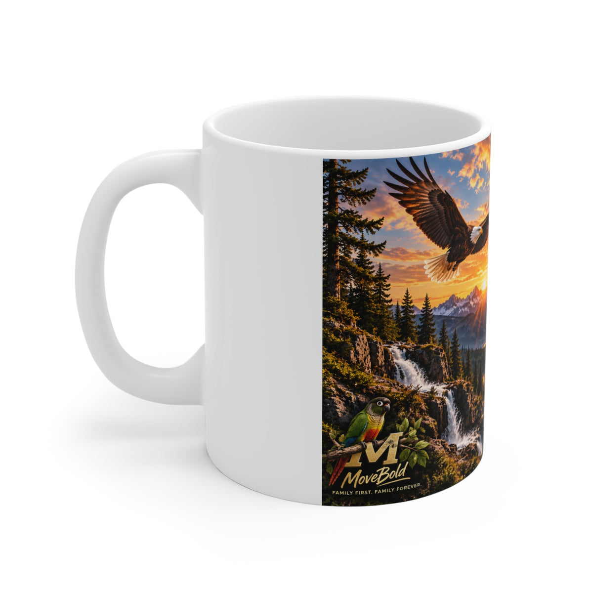 Strength of the eagle 
Mug 11oz