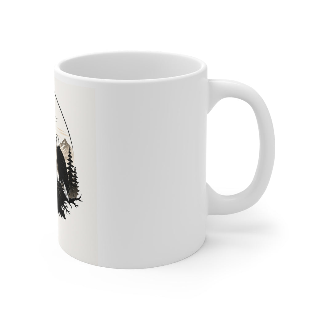 White Ceramic Mug, 11oz