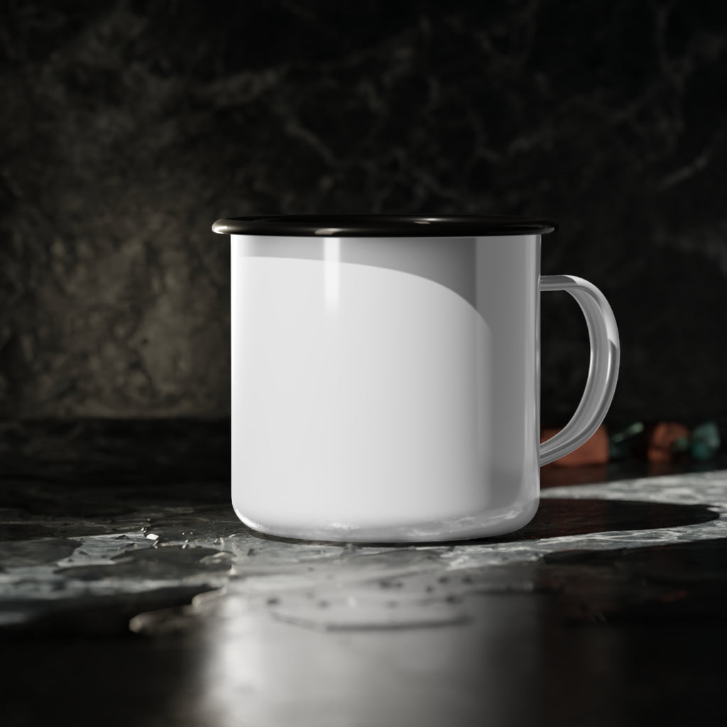 Dolphin family Enamel Camp Cup