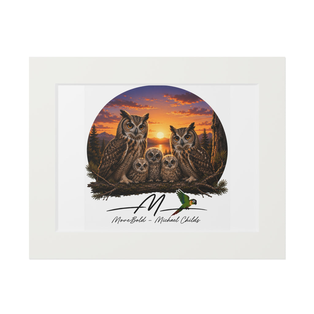 Our family Fine Art Prints (Passepartout Paper Frame)