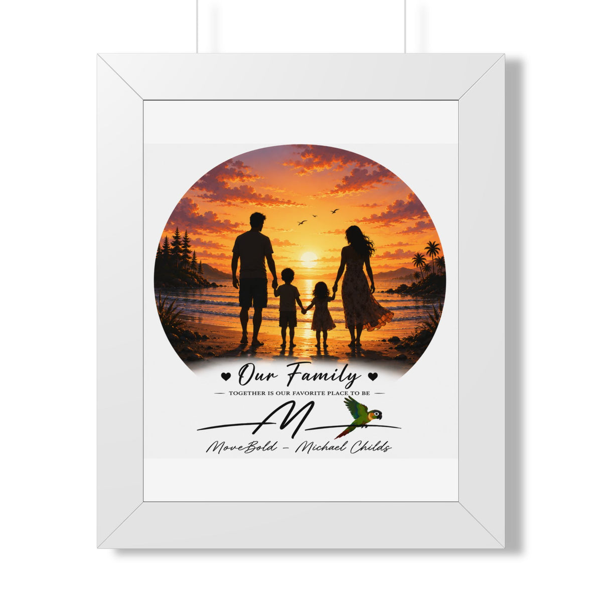 Family Framed Vertical Poster