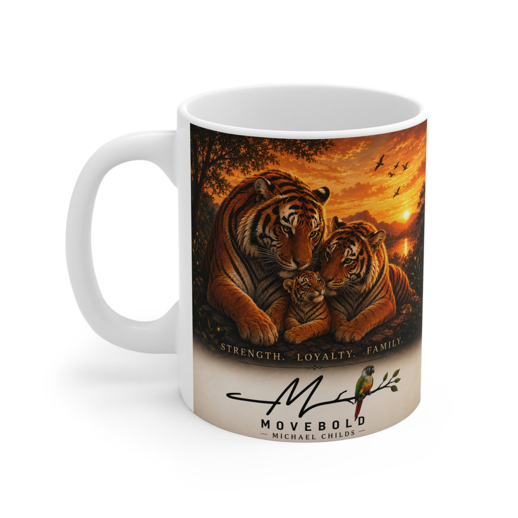 Tiger family Mug 11oz