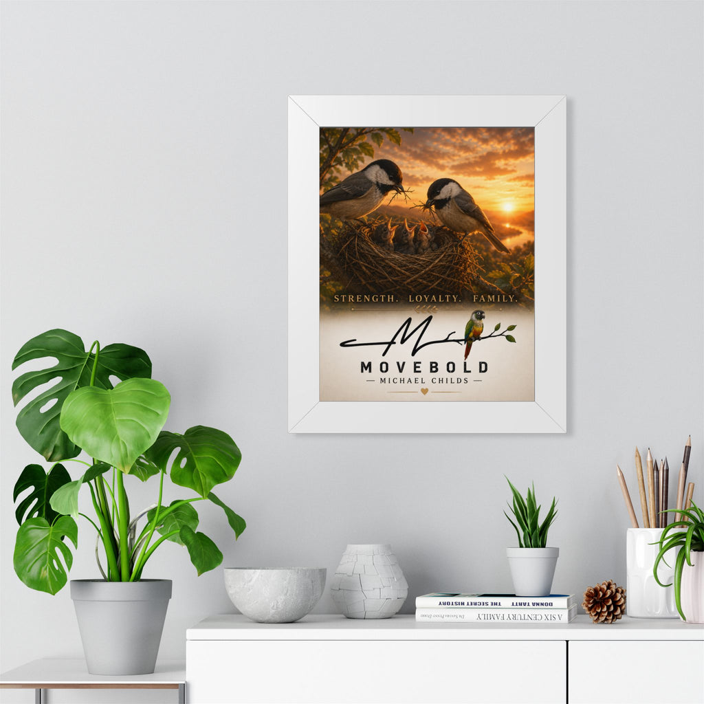 Framed Vertical Poster