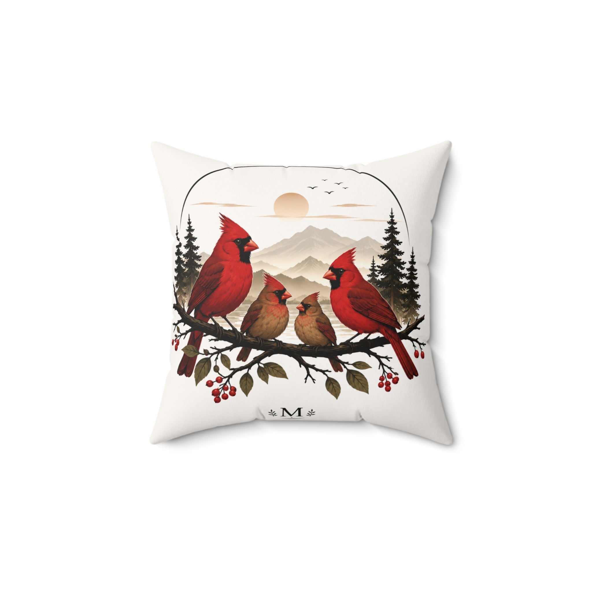 Spun Polyester Square Pillow
