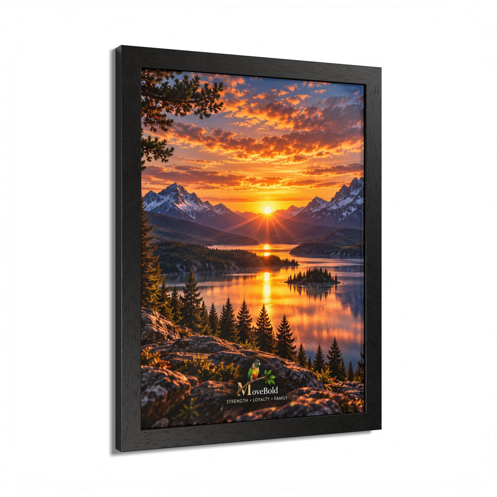 Framed Poster, Multi-Color