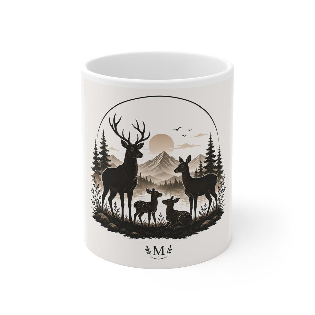 White Ceramic Mug, 11oz