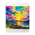 Brighter days are coming Deluxe Sherpa Fleece Blanket