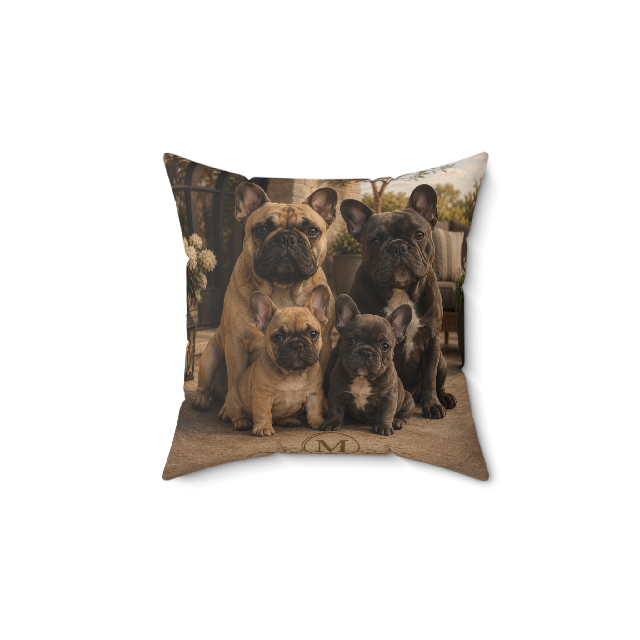 Spun Polyester Square Pillow