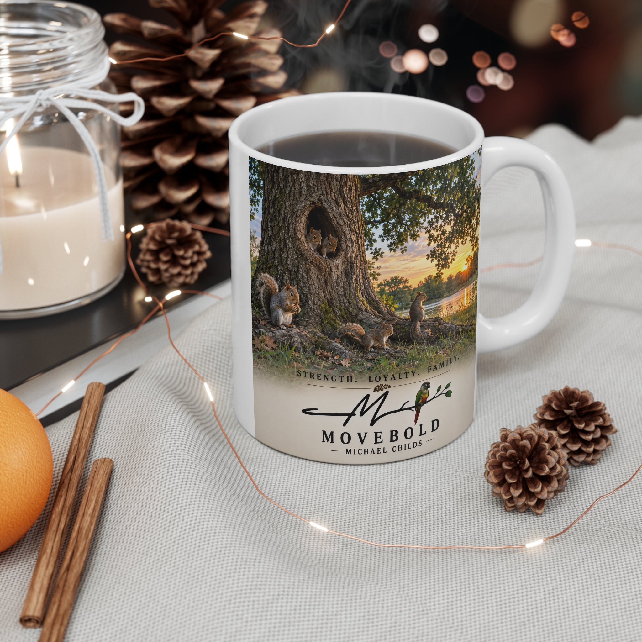 Squirrel family Mug 11oz