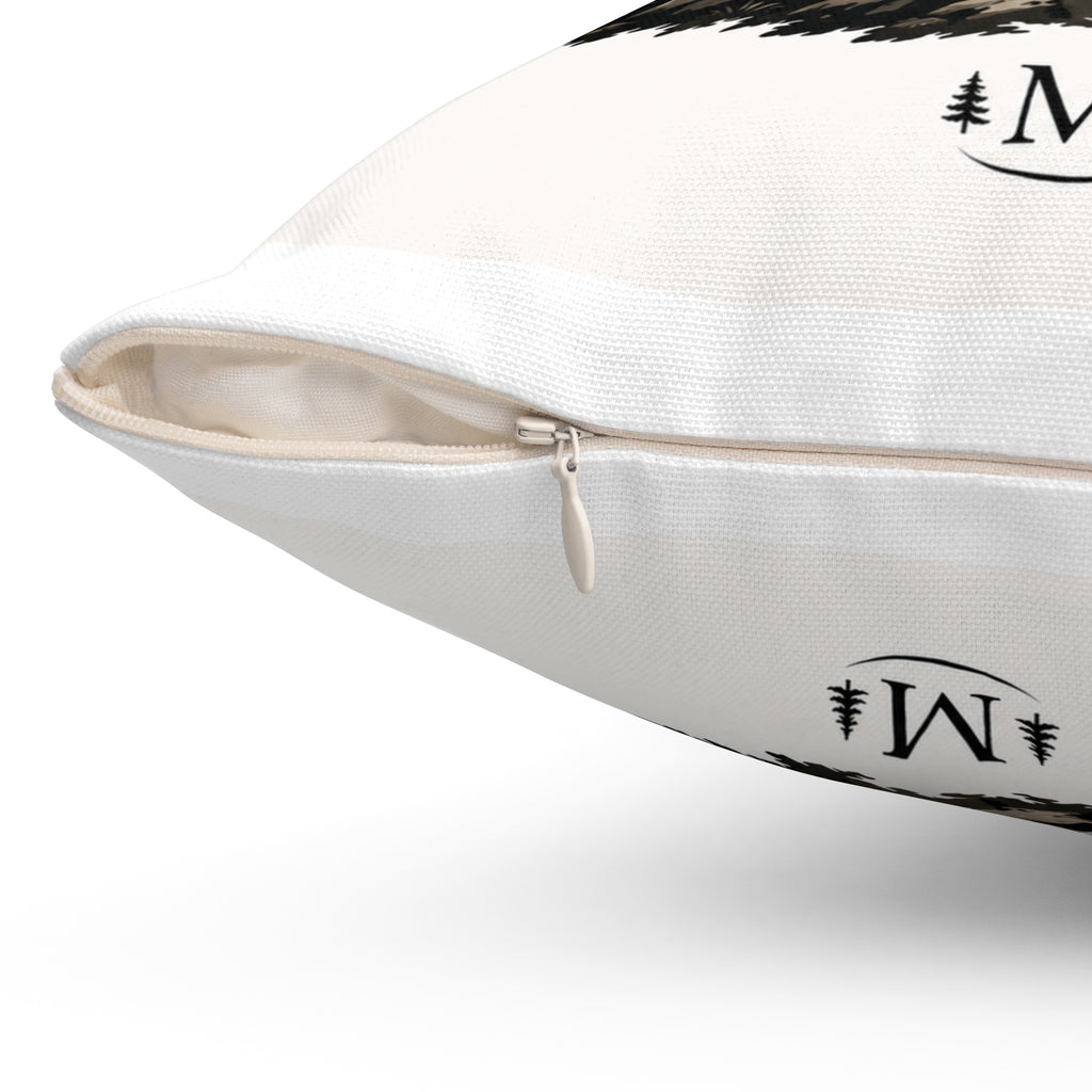 Spun Polyester Square Pillow