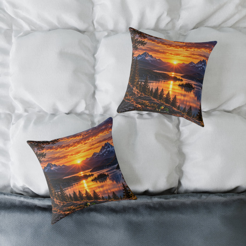 Square Poly Canvas Pillow