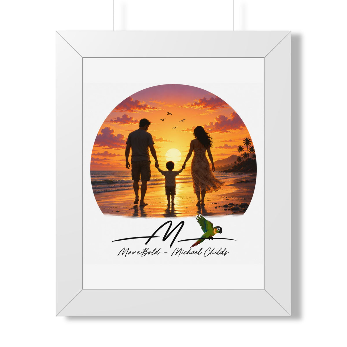 Family Framed Vertical Poster