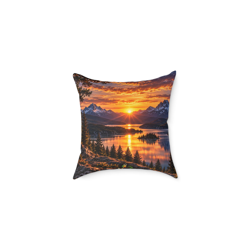 Square Poly Canvas Pillow