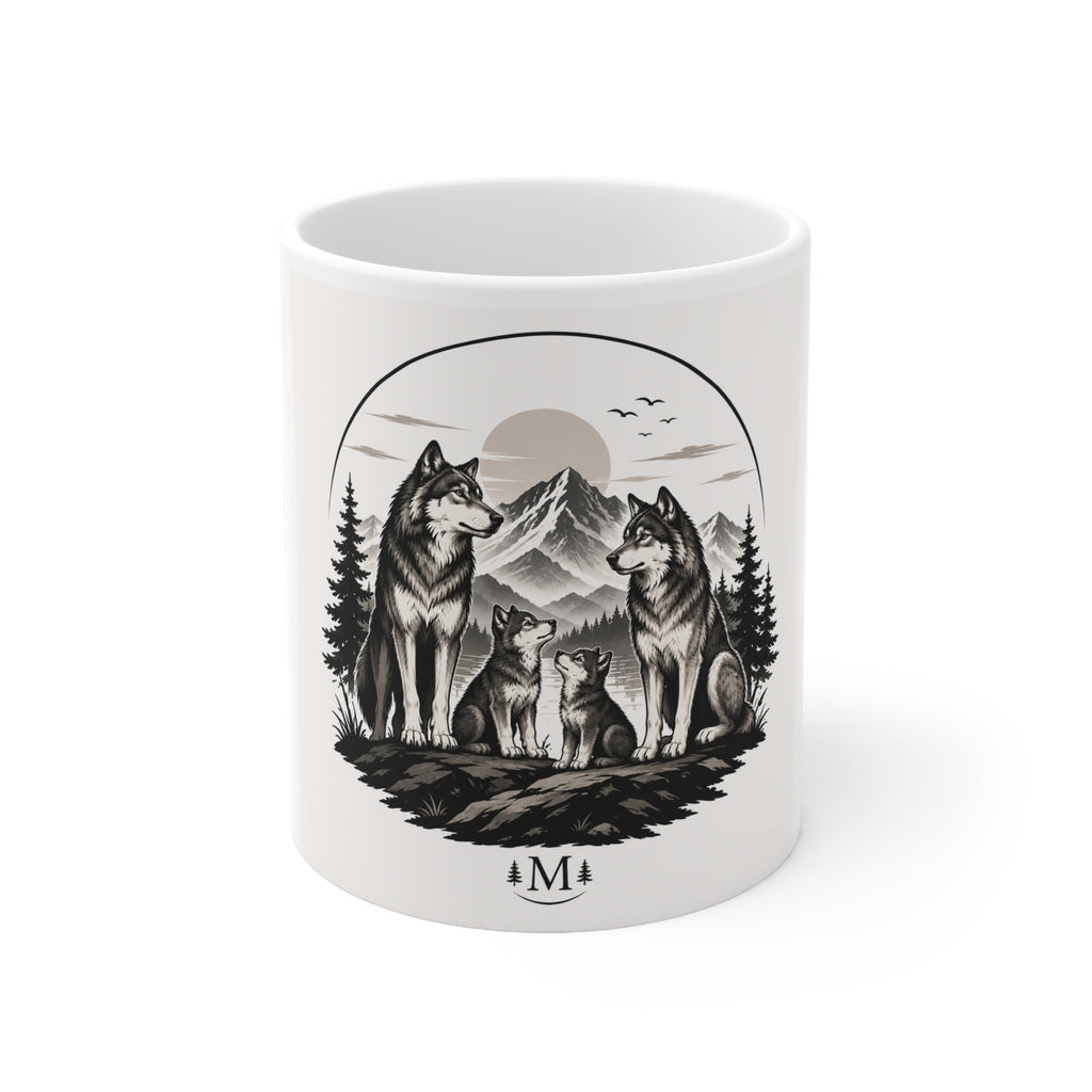 White Ceramic Mug, 11oz