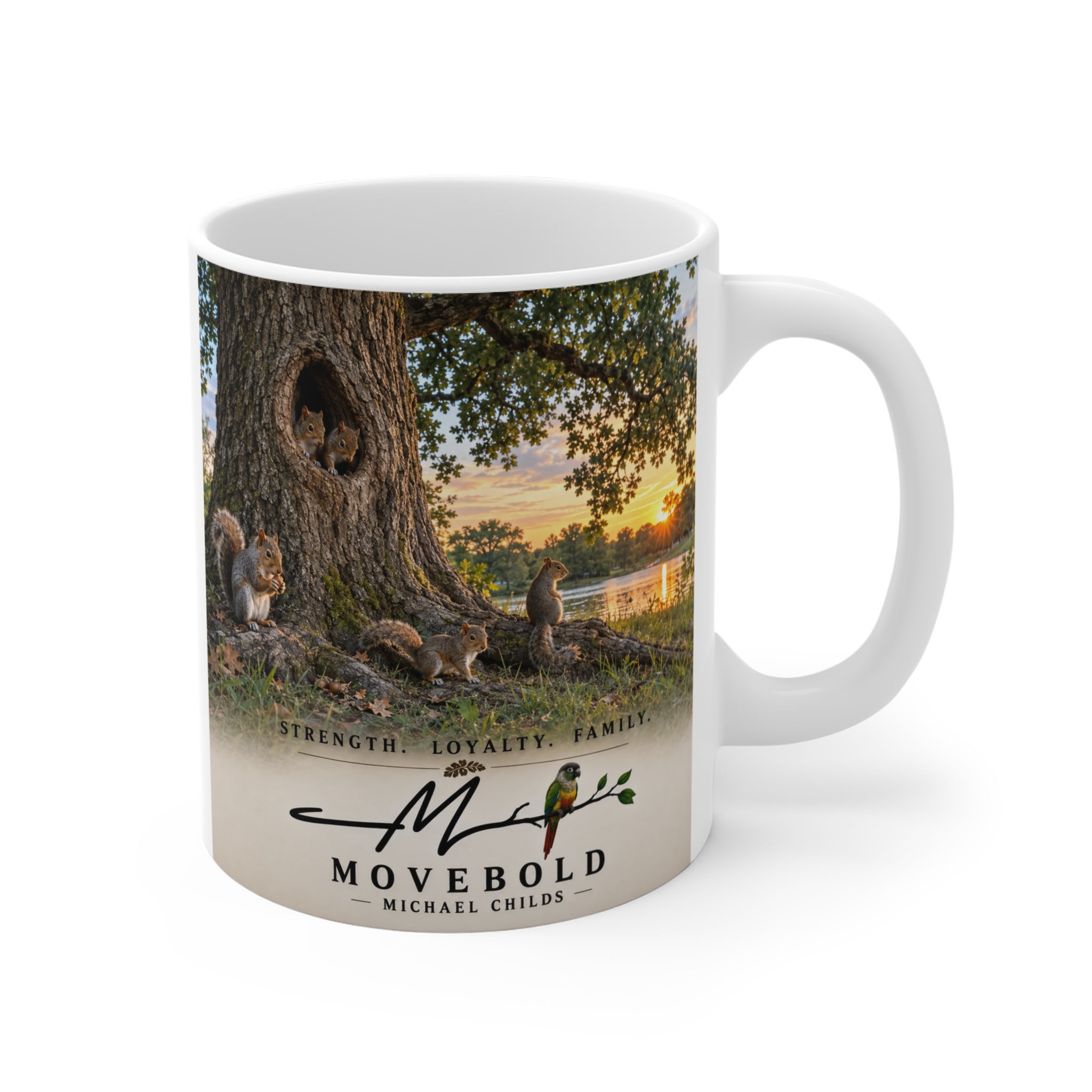 Squirrel family Mug 11oz