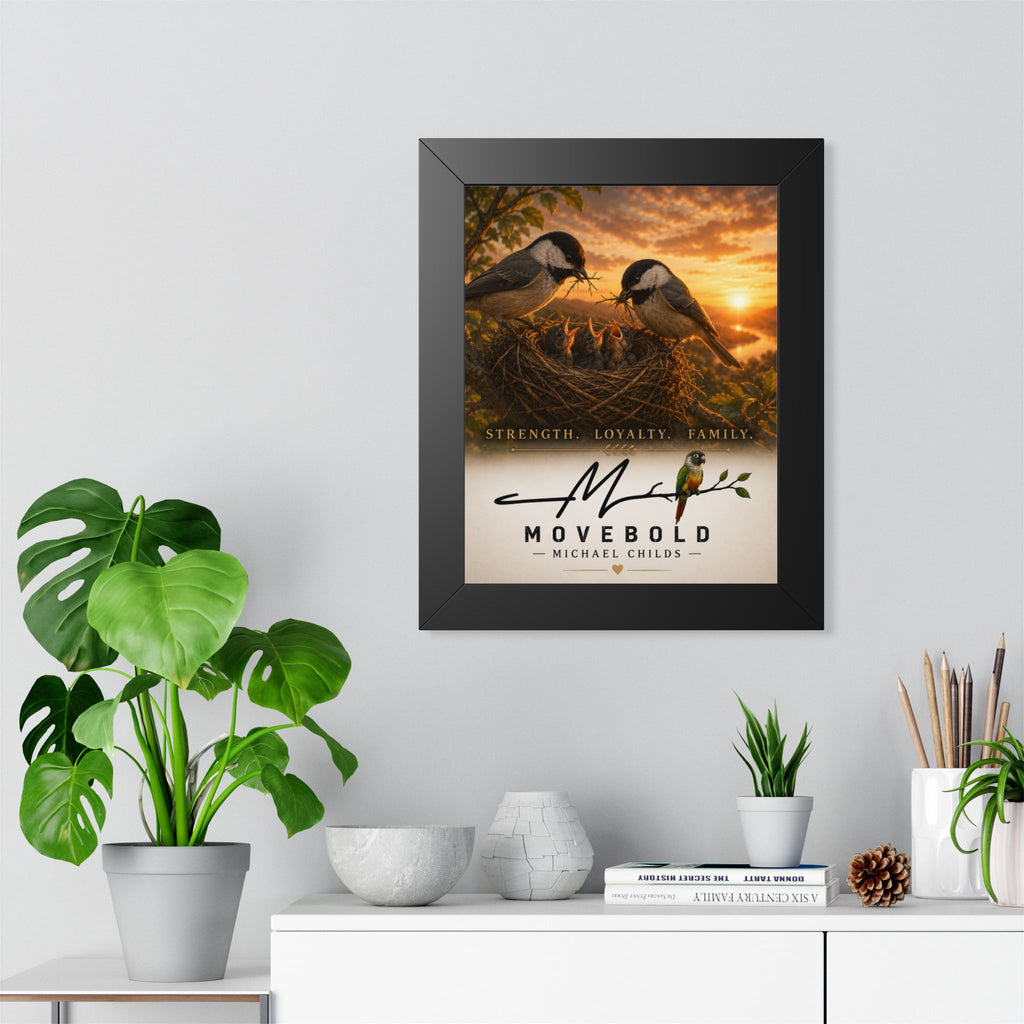 Framed Vertical Poster