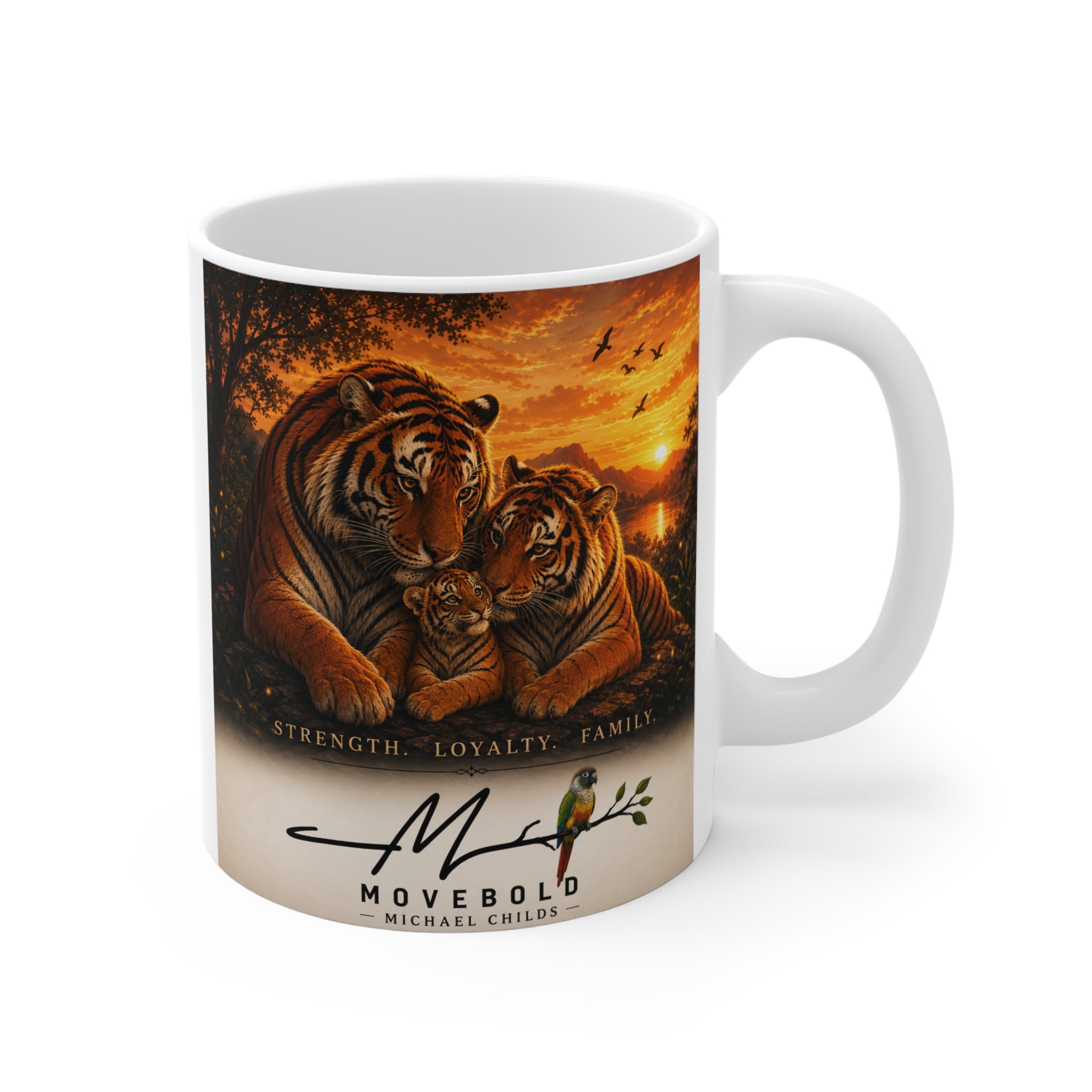 Tiger family Mug 11oz