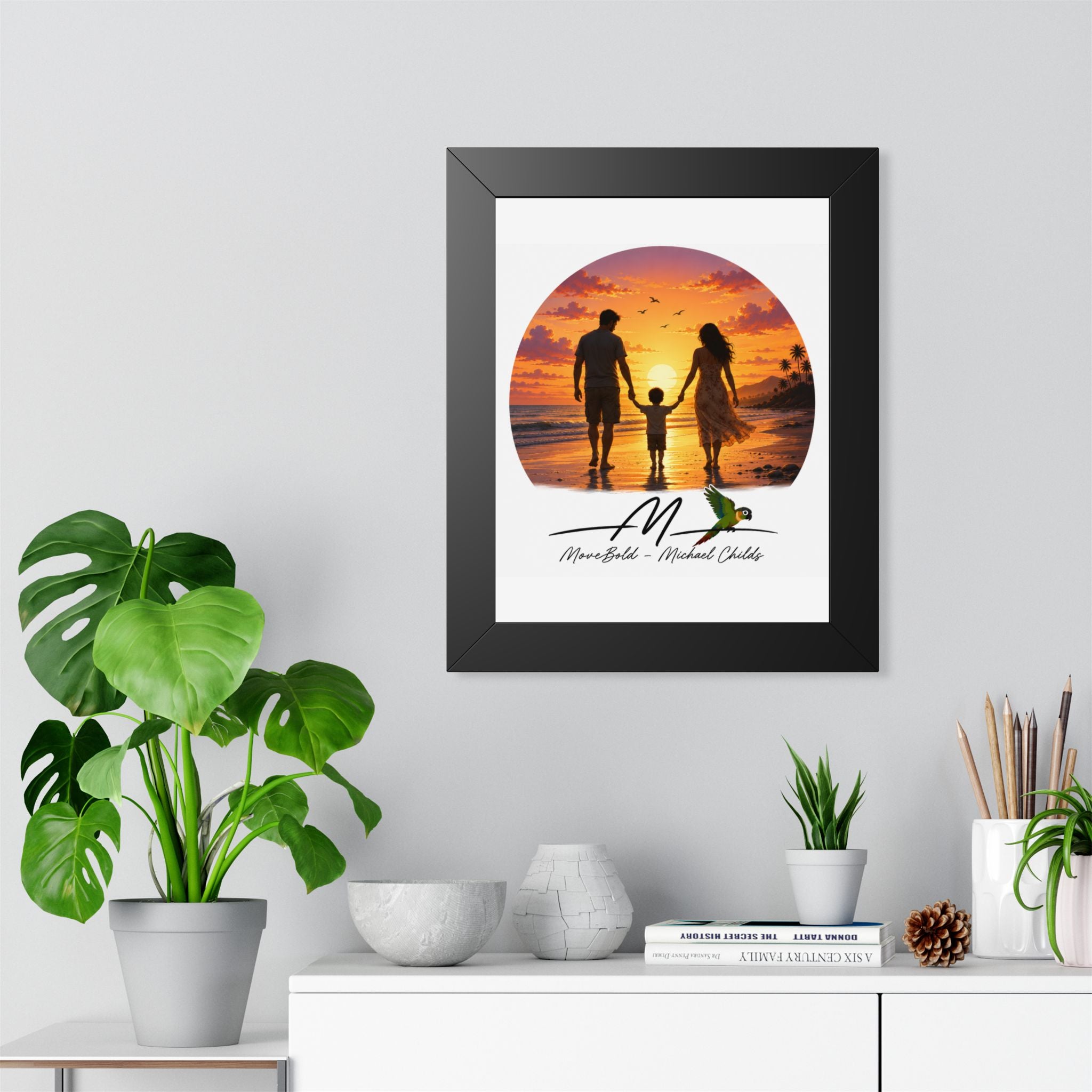 Family Framed Vertical Poster